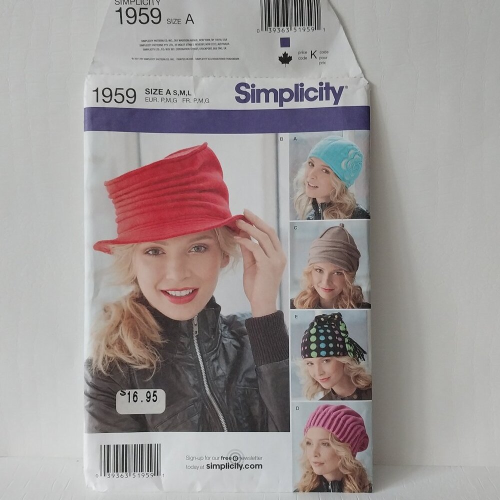 SEWING PATTERN NEW Uncut Simplicity 1959 New Never cut.